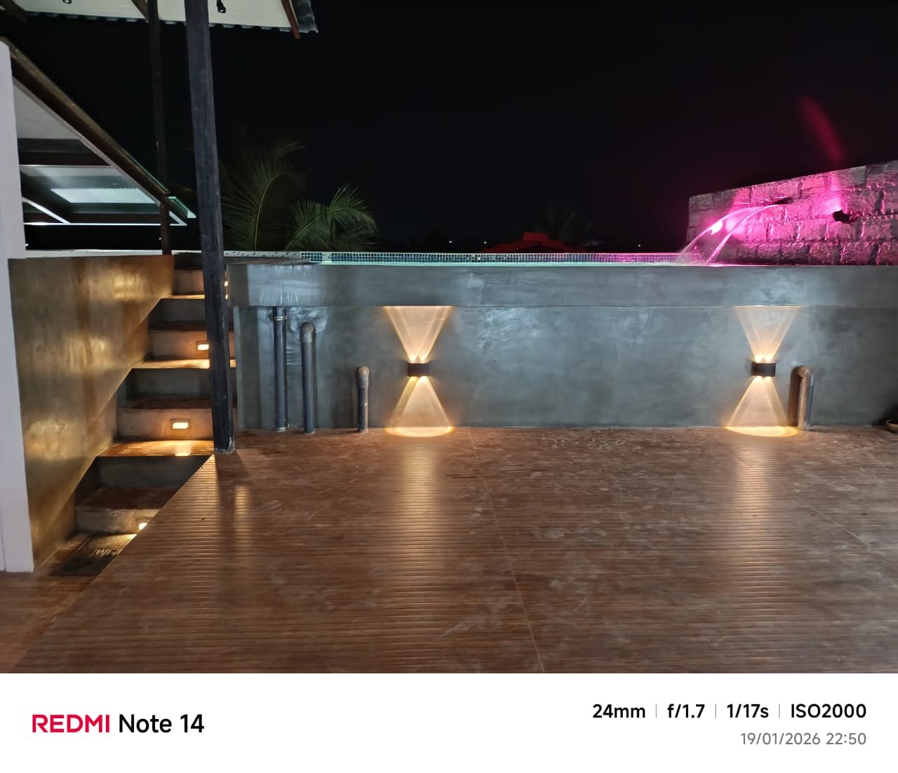 Pool Fiber Optic Lighting